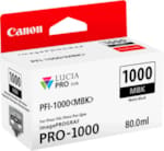 Cartouche d'encre Canon PFI-1000MBK Noire Mate d'origine