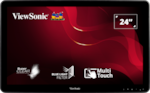 MONITEUR PC TACTILE 24" POUCES HDMI, DisplayPort et VGA Résistance D’écran 7H