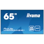 Écran LED 65" 4K 3840 x 2160 HDMI/DisplayPort Haut-parleurs intégrés 24/7