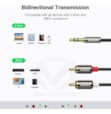 Câble Audio Ugreen 3,5 mm Mâle vers RCA Mâle 2 M 10584