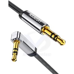 Câble Audio Jack plat Coudé 3.5mm 2M 10599