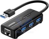 Adaptateur Ugreen HUB USB 3.0 vers 3 Ports USB 2.0 RJ45 20265