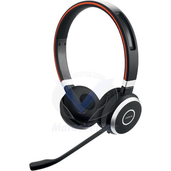 Casque  Audio Evolve 65 MS Stereo Binaural Bandeau Noir 6599-823-309