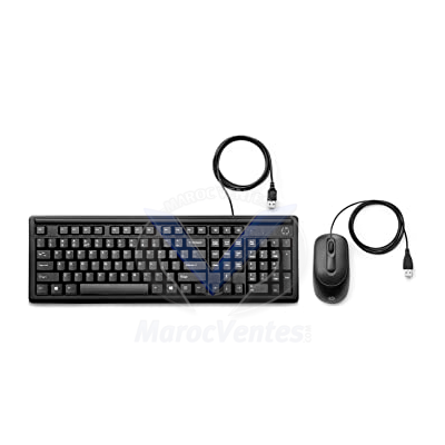 Clavier et souris filaires HP 160 6HD76AA