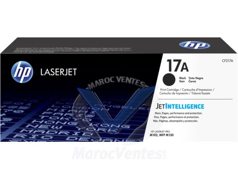 HP 17A Black Original LaserJet Toner Cartridge CF217A