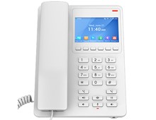 téléphone IP 2 Comptes SIP / 2 Lignes Ecran LCD Couleur Rétroéclairé 3.5" Wi-Fi 6 Montage Bureau ou Mural