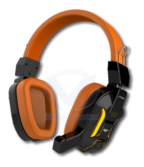 Casque Gamer USB 40mm 20Hz-20kHz HV-H2168D