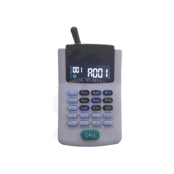Console d’appel Guichet 21 Boutons sans Fil QMS-CLAV21
