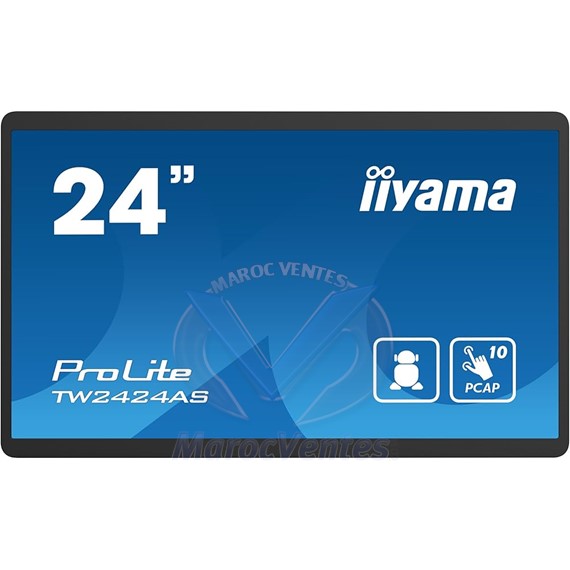 PROLITE Ecran Tactile Interactif 23.8" Full HD 24/7 TW2424AS-B1