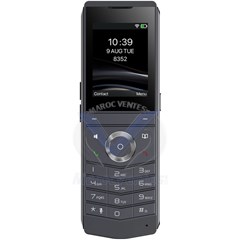 Téléphone Portable IP Wi-Fi sans fil 4 comptes SIP Ecran Couleur 2,4" W611W