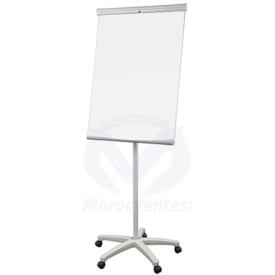 TABLEAU PAPERBOARD FLIPCHART AVEC SUPPORT PAPIER & ROULETTES TF03 ECO