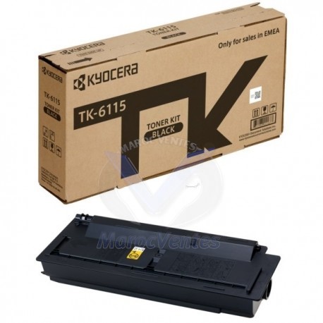 Kyocera toner noir (1T02P10NL0, TK6115) TK6115