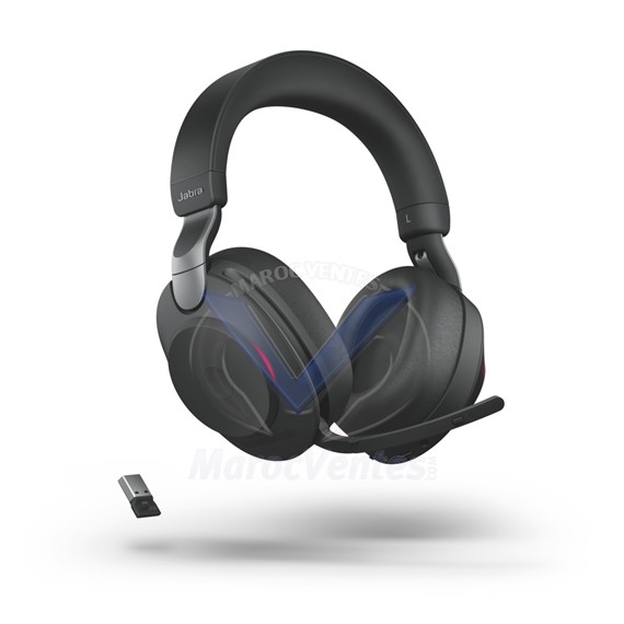 Micro-casque sans fil Evolve2 85 Link380a UC Bluetooth jack 3,5 mm USB-A 28599-989-999