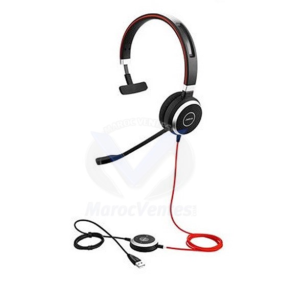 Casque EVOLVE 40 MS Mono 6393-823-109