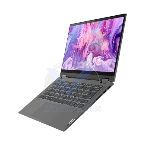 PC Portable Flex5 R5-5500U 14" FHD MLT 8Go 512Go SSD W11H GREY Convertible + Stylet 82HU00WRFE