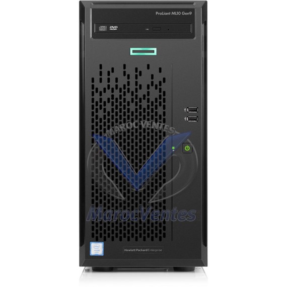 Serveur HP HPE ML10G9 Processeur Intel Xeon E3-1225v5 Quad-Core (3.30GHz 838124-425