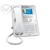 Téléphone professionnel pour VoIP PoE (2 ports Ethernet) - coloris gris clair 870