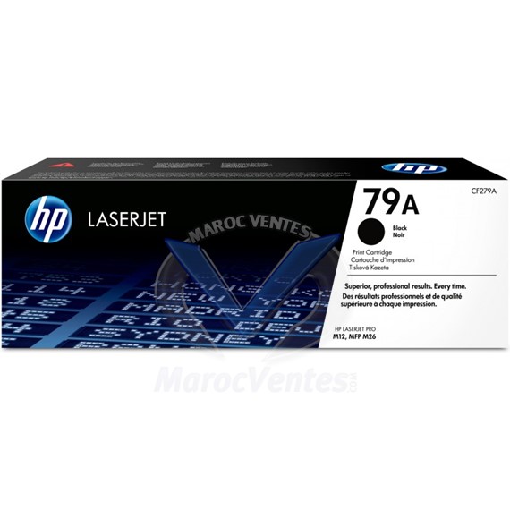 Cartouche de toner 79A LaserJet noir original Jusqu