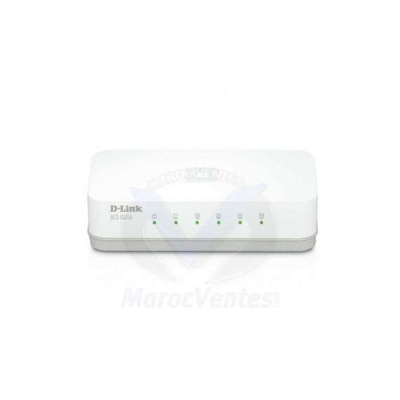 Switch Bureau 5 Ports 10/100Base T Non-Manageable DES-1005C/E