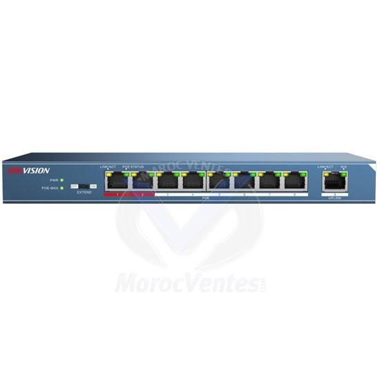 Switch PoE+ à 8 Ports 10/100Mbps DS-3E0109P-E