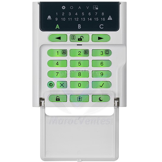 Clavier avec Ecran LED Indication 16 Zones 3 Partitions Eclipse LED16A