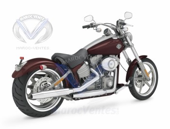 CRIMSON RED SUNGLO SOFTAIL FXCW ROCKER 2008