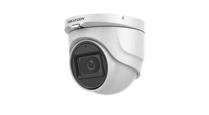 HIKVISION Caméra Interne Fixed Turret 2MP,IP67, IR30m, build-in mic 12M DS-2CE76D0T-ITMFS