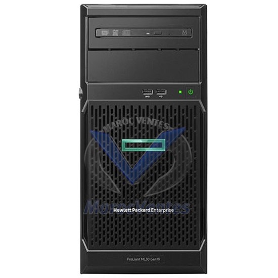 HPE ML30 Gen10 Serveur Tour 4U 1 voie 1x Xeon  Quad-Core E-2134 8SFF P06793-425